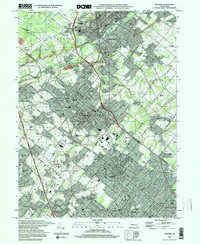 Download a high-resolution, GPS-compatible USGS topo map for Telford, PA (2000 edition)