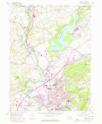 Download a high-resolution, GPS-compatible USGS topo map for Temple, PA (1978 edition)