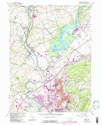 Download a high-resolution, GPS-compatible USGS topo map for Temple, PA (1984 edition)