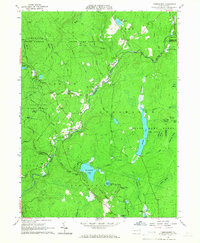 preview thumbnail of historical topo map of Monroe County, PA in 1965