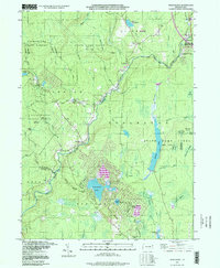 preview thumbnail of historical topo map of Monroe County, PA in 1997