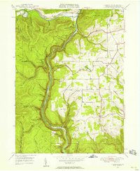 Download a high-resolution, GPS-compatible USGS topo map for Tiadaghton, PA (1958 edition)