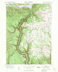 Download a high-resolution, GPS-compatible USGS topo map for Tiadaghton, PA (1946 edition)