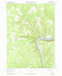 Download a high-resolution, GPS-compatible USGS topo map for Tidioute, PA (1973 edition)