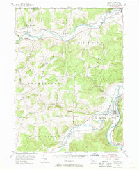 Download a high-resolution, GPS-compatible USGS topo map for Tioga, PA (1968 edition)
