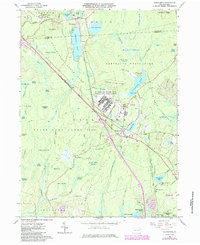 Download a high-resolution, GPS-compatible USGS topo map for Tobyhanna, PA (1984 edition)