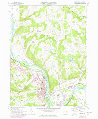 Download a high-resolution, GPS-compatible USGS topo map for Towanda, PA (1978 edition)