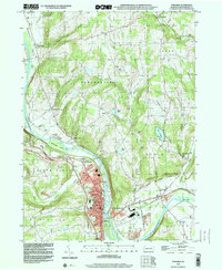 Download a high-resolution, GPS-compatible USGS topo map for Towanda, PA (1999 edition)
