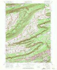 Download a high-resolution, GPS-compatible USGS topo map for Tremont, PA (1971 edition)