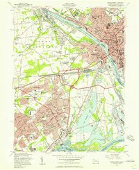Download a high-resolution, GPS-compatible USGS topo map for Trenton West, PA (1957 edition)