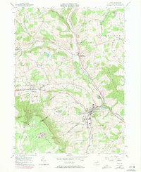 Download a high-resolution, GPS-compatible USGS topo map for Troy, PA (1971 edition)