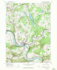 Download a high-resolution, GPS-compatible USGS topo map for Tunkhannock, PA (1971 edition)