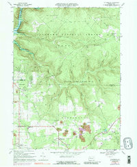 Download a high-resolution, GPS-compatible USGS topo map for Tylersburg, PA (1988 edition)