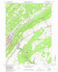 Download a high-resolution, GPS-compatible USGS topo map for Tyrone, PA (1982 edition)
