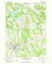Download a high-resolution, GPS-compatible USGS topo map for Union City, PA (1973 edition)