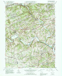 Download a high-resolution, GPS-compatible USGS topo map for Unionville, PA (1992 edition)