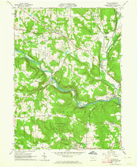 Download a high-resolution, GPS-compatible USGS topo map for Utica, PA (1964 edition)