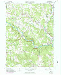 Download a high-resolution, GPS-compatible USGS topo map for Utica, PA (1984 edition)