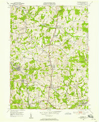 Download a high-resolution, GPS-compatible USGS topo map for Valencia, PA (1958 edition)