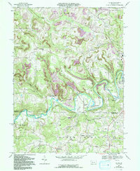 Download a high-resolution, GPS-compatible USGS topo map for Valier, PA (1993 edition)