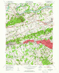 Download a high-resolution, GPS-compatible USGS topo map for Valley Forge, PA (1958 edition)