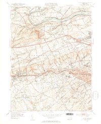 Download a high-resolution, GPS-compatible USGS topo map for Valley Forge, PA (1953 edition)