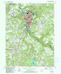 Download a high-resolution, GPS-compatible USGS topo map for Vandergrift, PA (1993 edition)