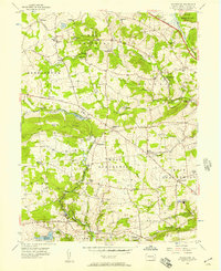 Download a high-resolution, GPS-compatible USGS topo map for Wagontown, PA (1957 edition)