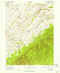 Download a high-resolution, GPS-compatible USGS topo map for Walnut Bottom, PA (1958 edition)