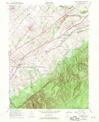 Download a high-resolution, GPS-compatible USGS topo map for Walnut Bottom, PA (1970 edition)