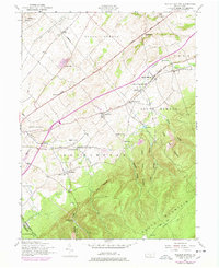 Download a high-resolution, GPS-compatible USGS topo map for Walnut Bottom, PA (1978 edition)
