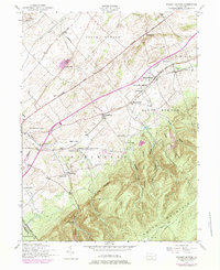 Download a high-resolution, GPS-compatible USGS topo map for Walnut Bottom, PA (1984 edition)