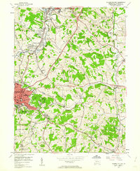 Download a high-resolution, GPS-compatible USGS topo map for Washington East, PA (1962 edition)