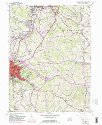 Download a high-resolution, GPS-compatible USGS topo map for Washington East, PA (1981 edition)