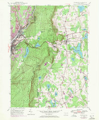 Download a high-resolution, GPS-compatible USGS topo map for Waymart, PA (1971 edition)