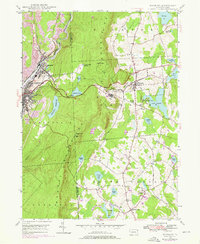 Download a high-resolution, GPS-compatible USGS topo map for Waymart, PA (1976 edition)