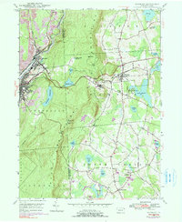 Download a high-resolution, GPS-compatible USGS topo map for Waymart, PA (1991 edition)