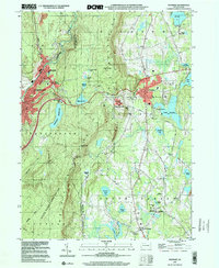 Download a high-resolution, GPS-compatible USGS topo map for Waymart, PA (2001 edition)