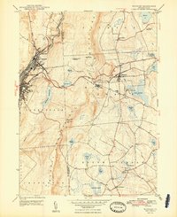Download a high-resolution, GPS-compatible USGS topo map for Waymart, PA (1948 edition)