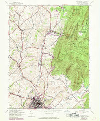 Download a high-resolution, GPS-compatible USGS topo map for Waynesboro, PA (1969 edition)