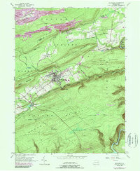 Download a high-resolution, GPS-compatible USGS topo map for Weatherly, PA (1990 edition)