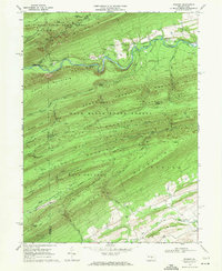 Download a high-resolution, GPS-compatible USGS topo map for Weikert, PA (1971 edition)
