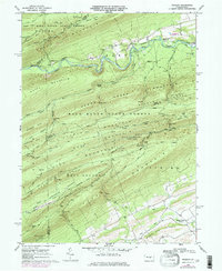 Download a high-resolution, GPS-compatible USGS topo map for Weikert, PA (1975 edition)