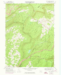 preview thumbnail of historical topo map of Fulton County, PA in 1968