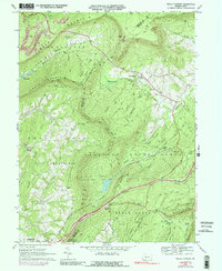 Download a high-resolution, GPS-compatible USGS topo map for Wells Tannery, PA (1989 edition)