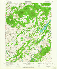 Download a high-resolution, GPS-compatible USGS topo map for Wellsville, PA (1964 edition)