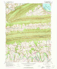 Download a high-resolution, GPS-compatible USGS topo map for Wertzville, PA (1974 edition)