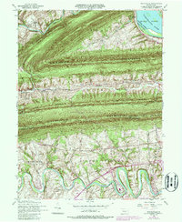 Download a high-resolution, GPS-compatible USGS topo map for Wertzville, PA (1987 edition)