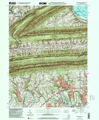 Download a high-resolution, GPS-compatible USGS topo map for Wertzville, PA (2001 edition)