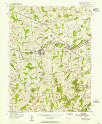 Download a high-resolution, GPS-compatible USGS topo map for West Grove, PA (1955 edition)